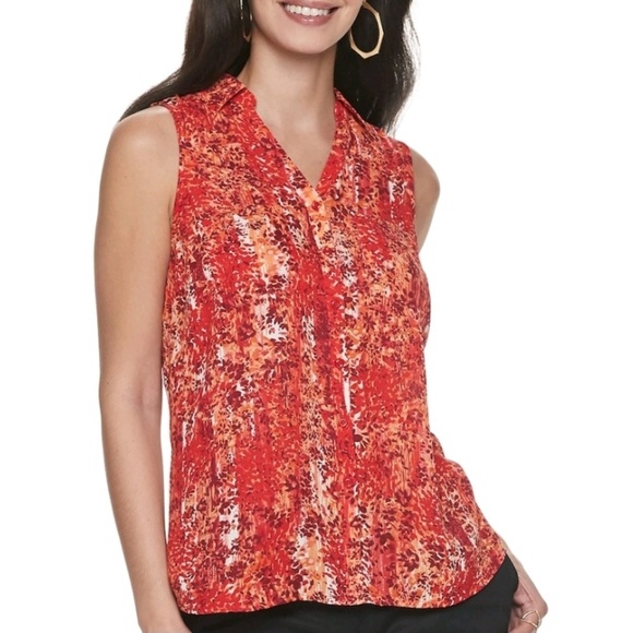 Apt. 9 Tops - NWT Apt. 9 Y-Neck Sleeveless Blouse
